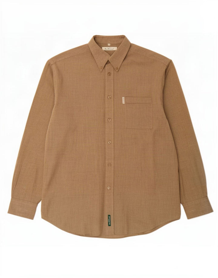 Camisa Ben Sherman para hombre grande gris a rayas