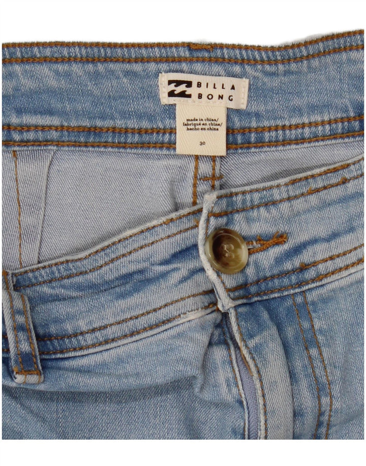 BILLABONG Vaqueros de pierna ancha y cintura alta para mujer W30 L27 Azul