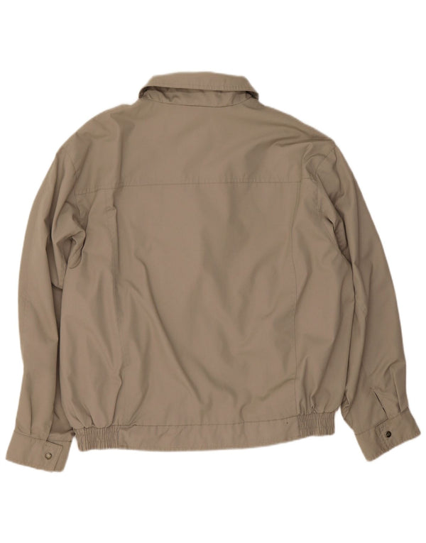 C & A Chaqueta Bomber para Hombre UK 40 Grande Poliéster Gris