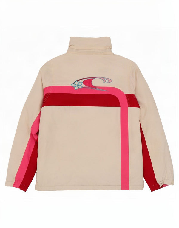 O'Neill Womens Windbreaker Jacket UK 10 Small White Colourblock Polyester