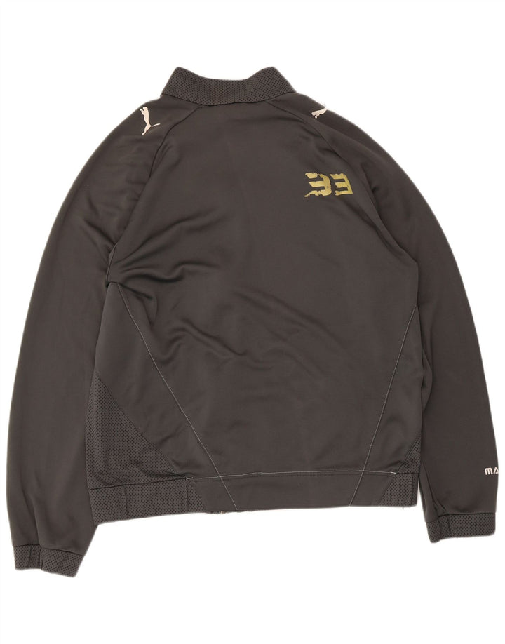 Puma Hombre Gráfico Chándal Top Chaqueta XL Gris Poliéster