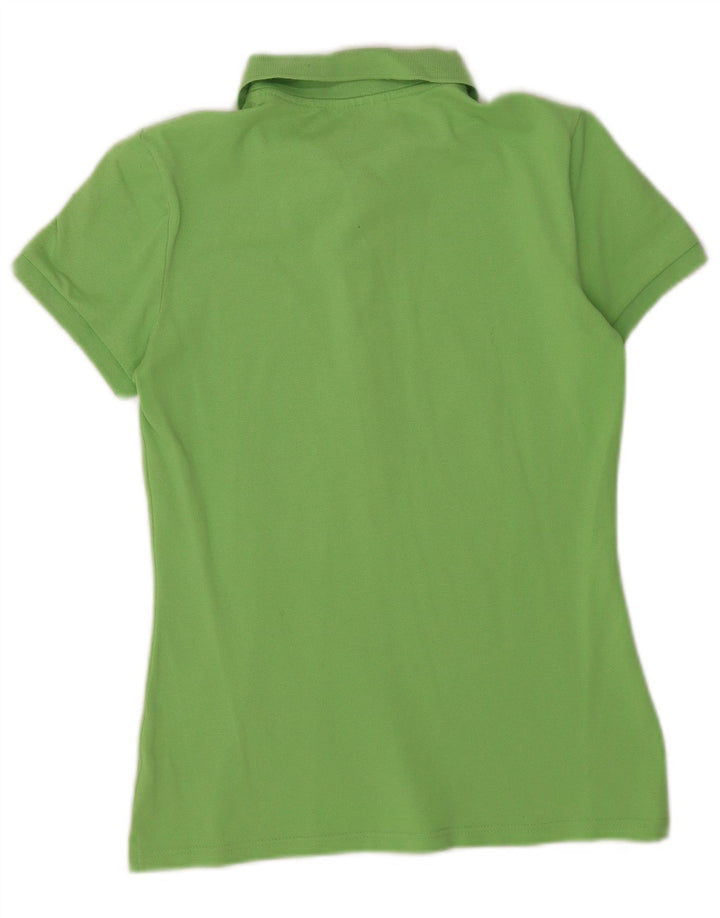 Polo Lacoste Mujer Talla 40 Algodón Verde Medio