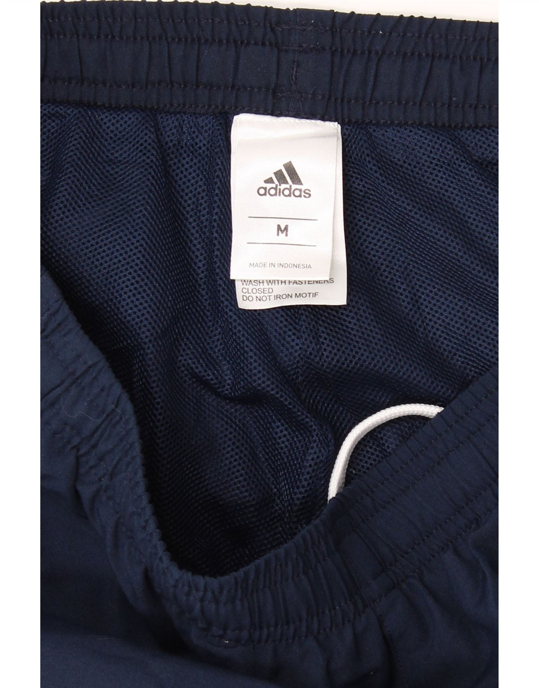 ADIDAS Mens Tracksuit Trousers Medium  Navy Blue Polyester Vintage Adidas and Second-Hand Adidas from Messina Hembry 