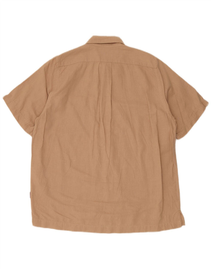 DIADORA Camisa Manga Corta Hombre Algodón Beige Medio