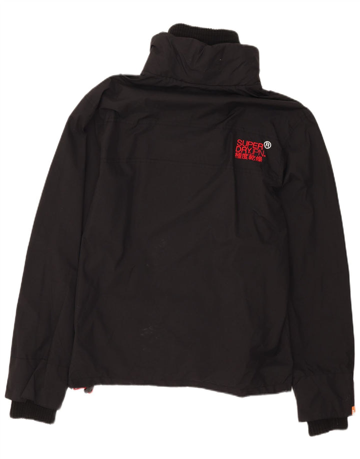 Superdry Chaqueta cortavientos Windcheater para hombre UK 44 2XL Nylon negro