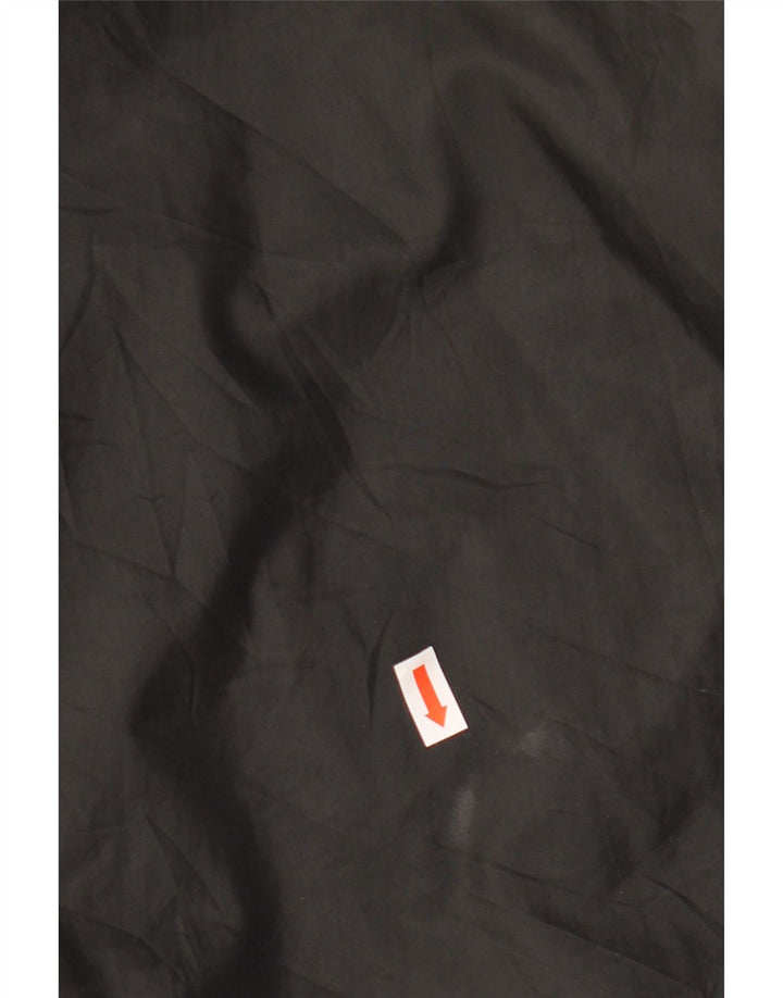 Champion Chaqueta impermeable corta holgada para mujer UK 40 XL Poliéster negro