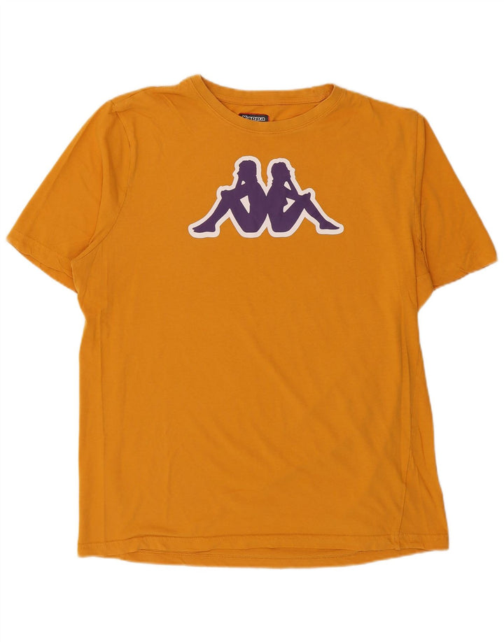 Kappa Hombre Camiseta Gráfica Top XL Naranja