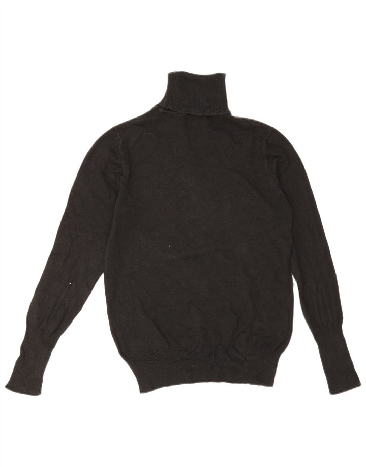 Zara - Jersey con cuello vuelto para mujer, talla 40, talla grande, color negro