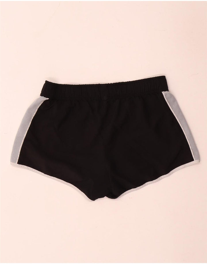 Adidas Pantalones cortos deportivos para mujer UK 44 Mediano Negro Colorblock Poliéster