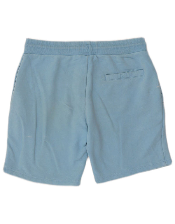 Ellesse Mens Graphic Sport Shorts Pequeño Algodón Azul