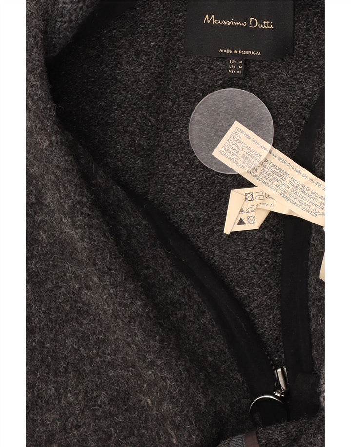 Massimo Dutti Cárdigan Extragrande para Mujer UK 44 Gris Medio
