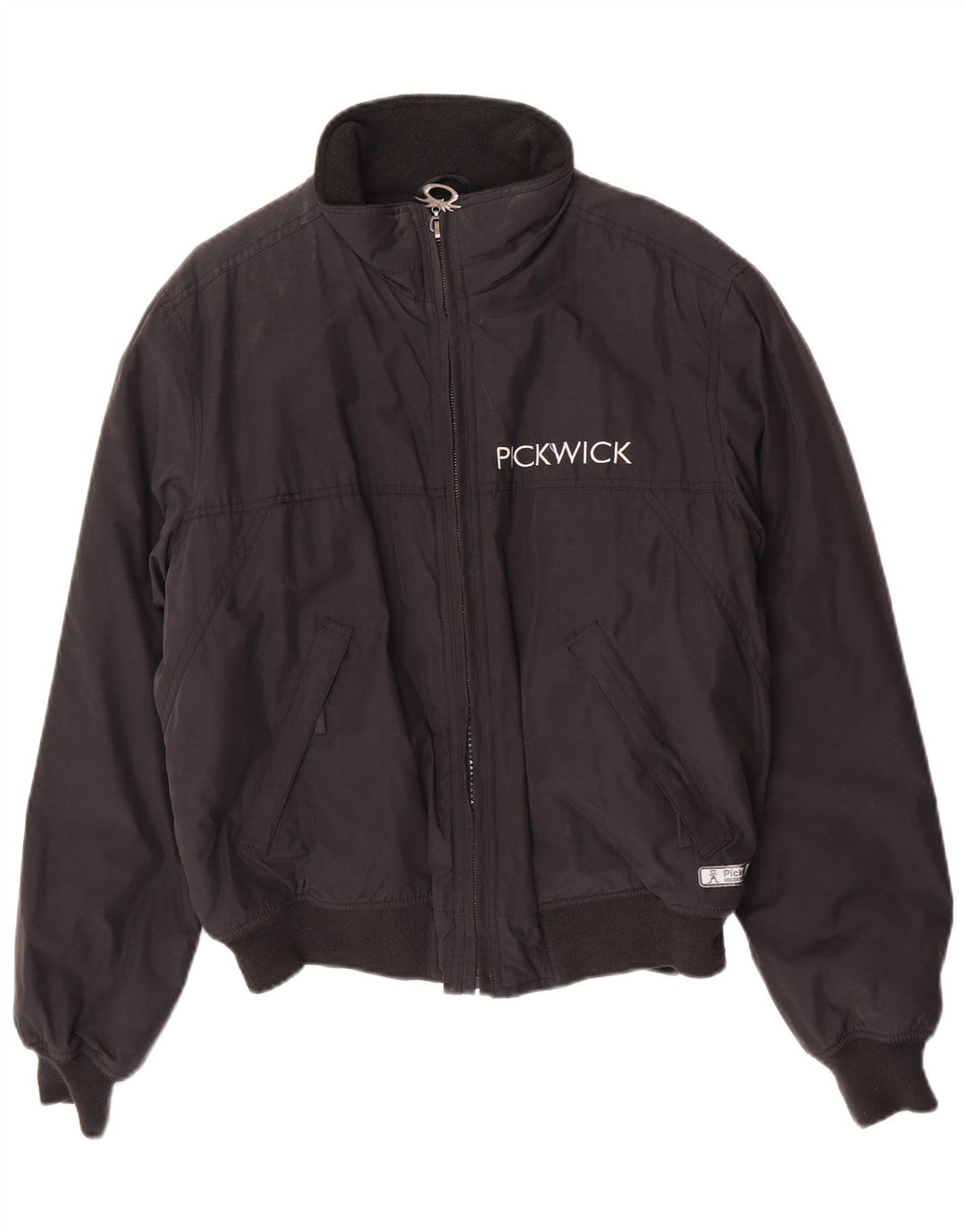 Pickwick Chaqueta Bomber Acolchada para Hombre UK 38 Mediana Algodón Negro