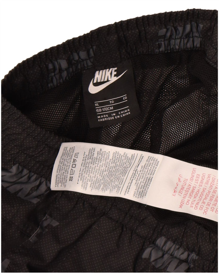 NIKE Pantalones cortos deportivos gráficos para niños 13-14 años XL Poliéster gris manchado