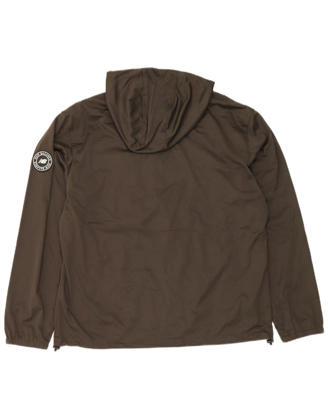New Balance Chaqueta superior de chándal con capucha para hombre Poliéster caqui grande
