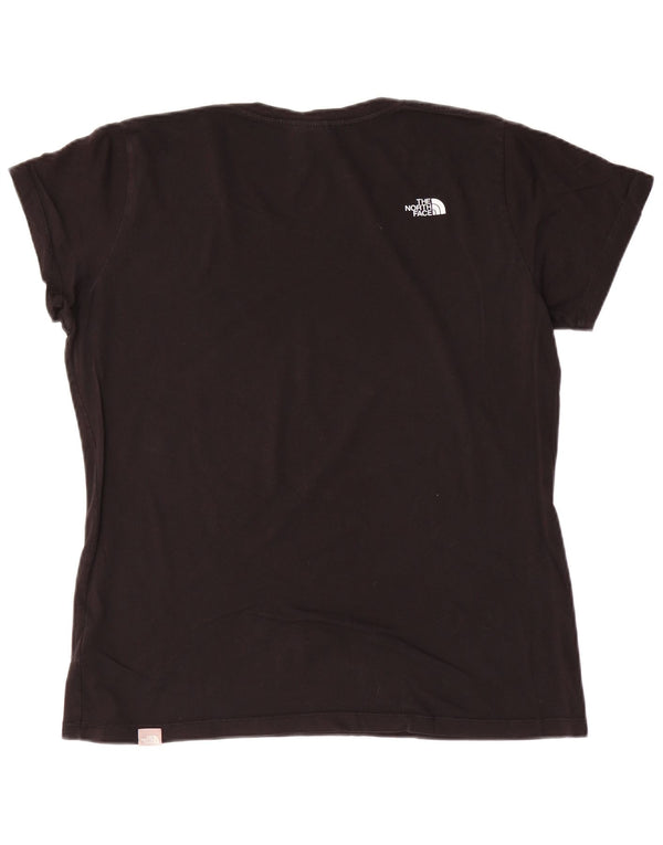THE NORTH FACE Camiseta gráfica para mujer UK 40 XL Algodón negro