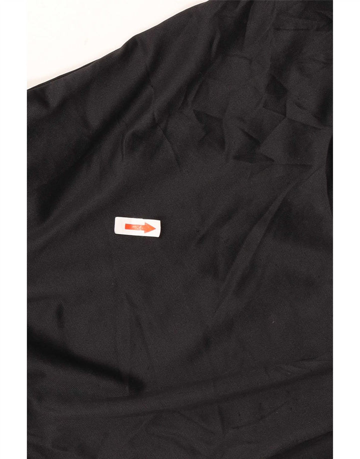 Adidas Hombre Camiseta Gráfica Top Medio Negro Colorblock Poliéster