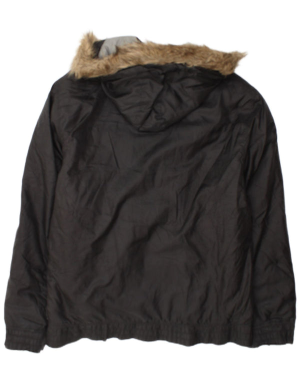 Puma Mens Hooded Utility Jacket UK 44 2XL Black