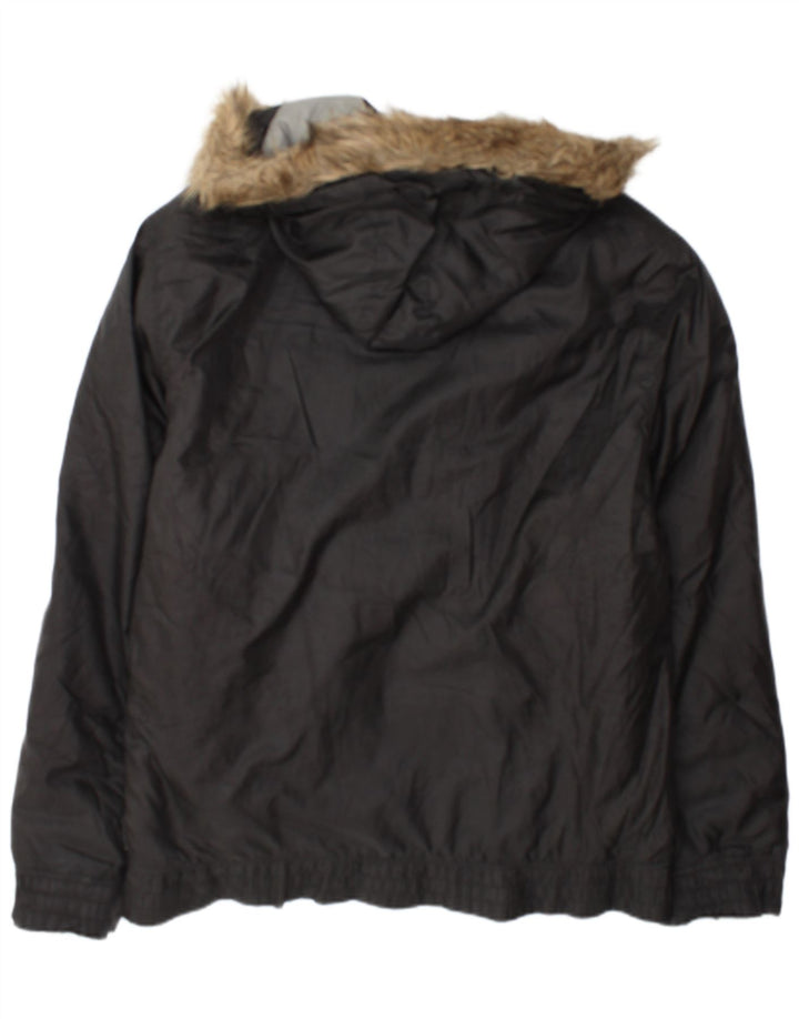 Puma Chaqueta utilitaria con capucha para hombre UK 44 2XL Negro