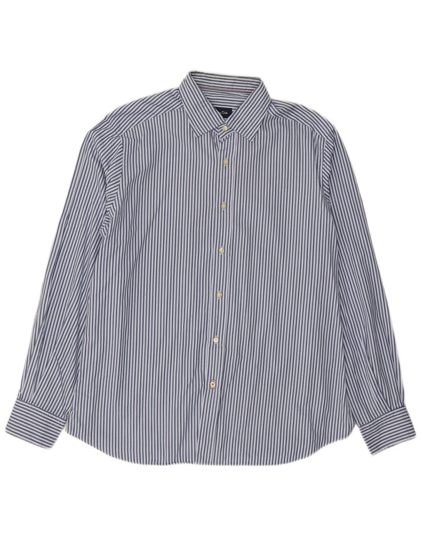 Camisa Massimo Dutti Hombre XL Rayas Azules