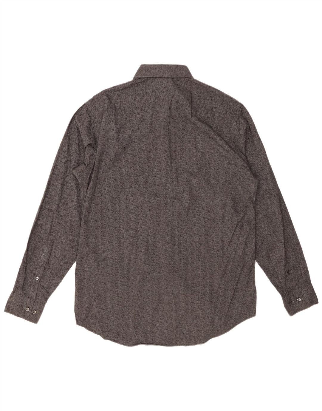 CALVIN KLEIN Camisa de corte regular para hombre Talla 15 1/2 Gris medio Floral