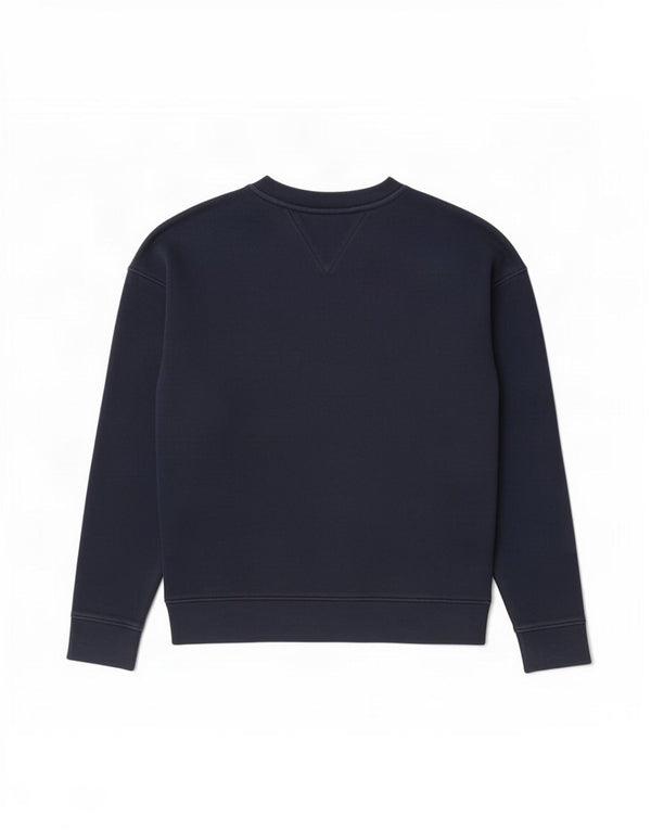 Tommy Hilfiger Sudadera extragrande para mujer UK 6 XS Algodón azul marino