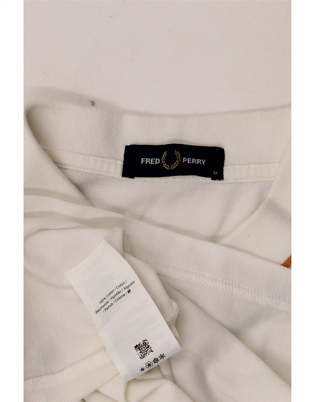 Polo Fred Perry Hombre Algodón Blanco Mediano