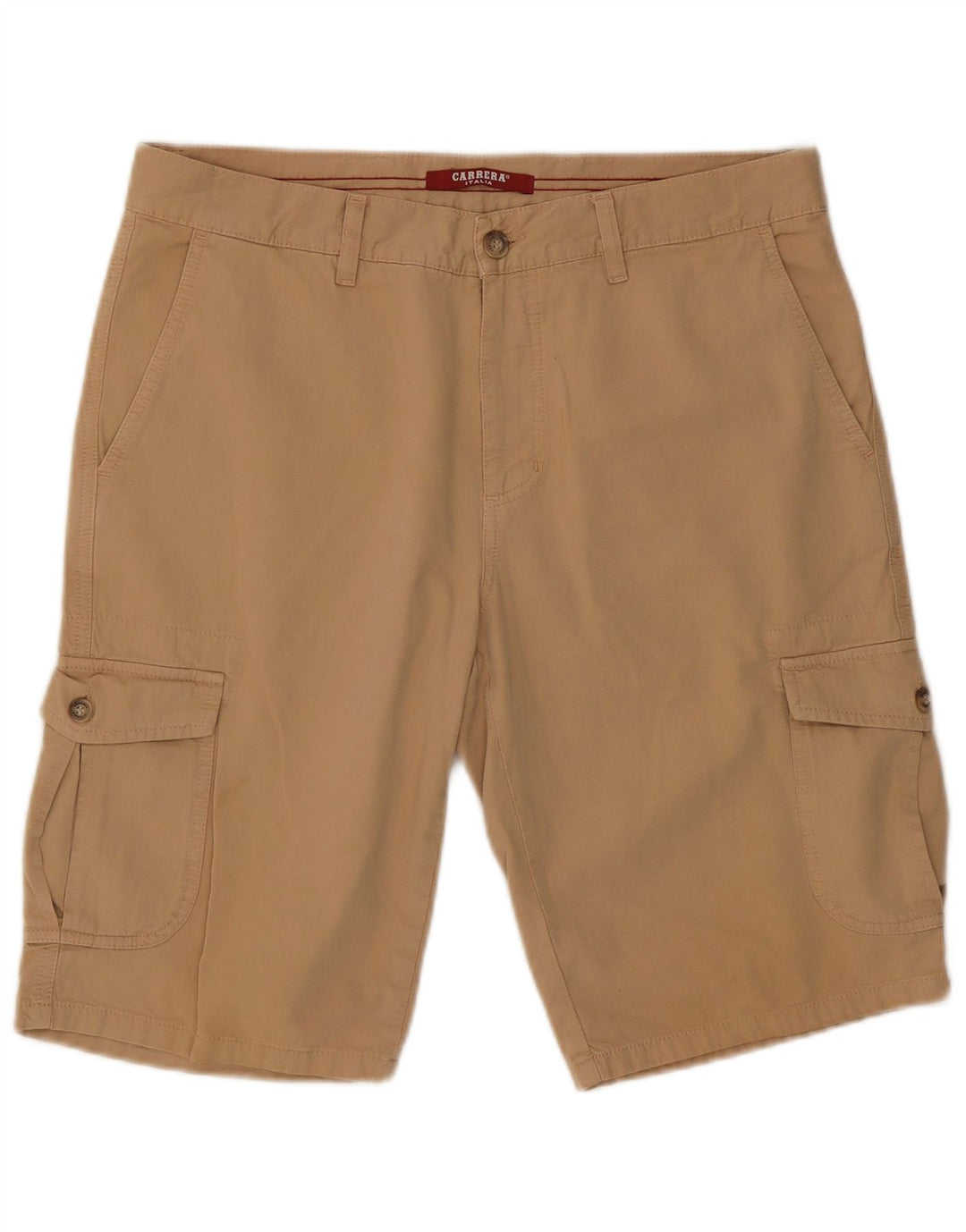 Carrera Mens 618 Cargo Shorts W34 Grande Algodón Beige