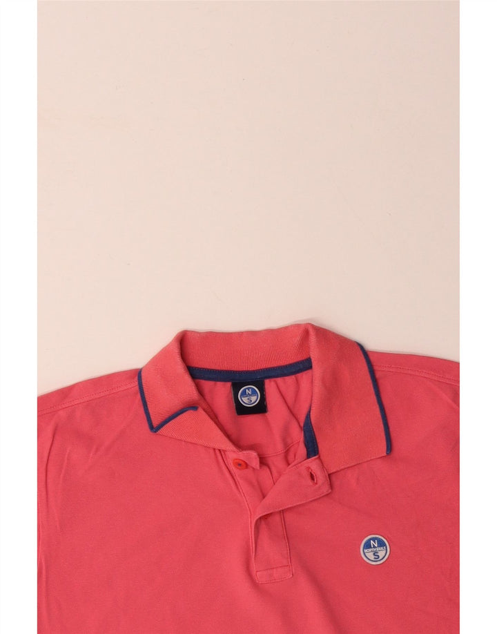 NORTH SAILS Polo Hombre Algodón Rojo Medio
