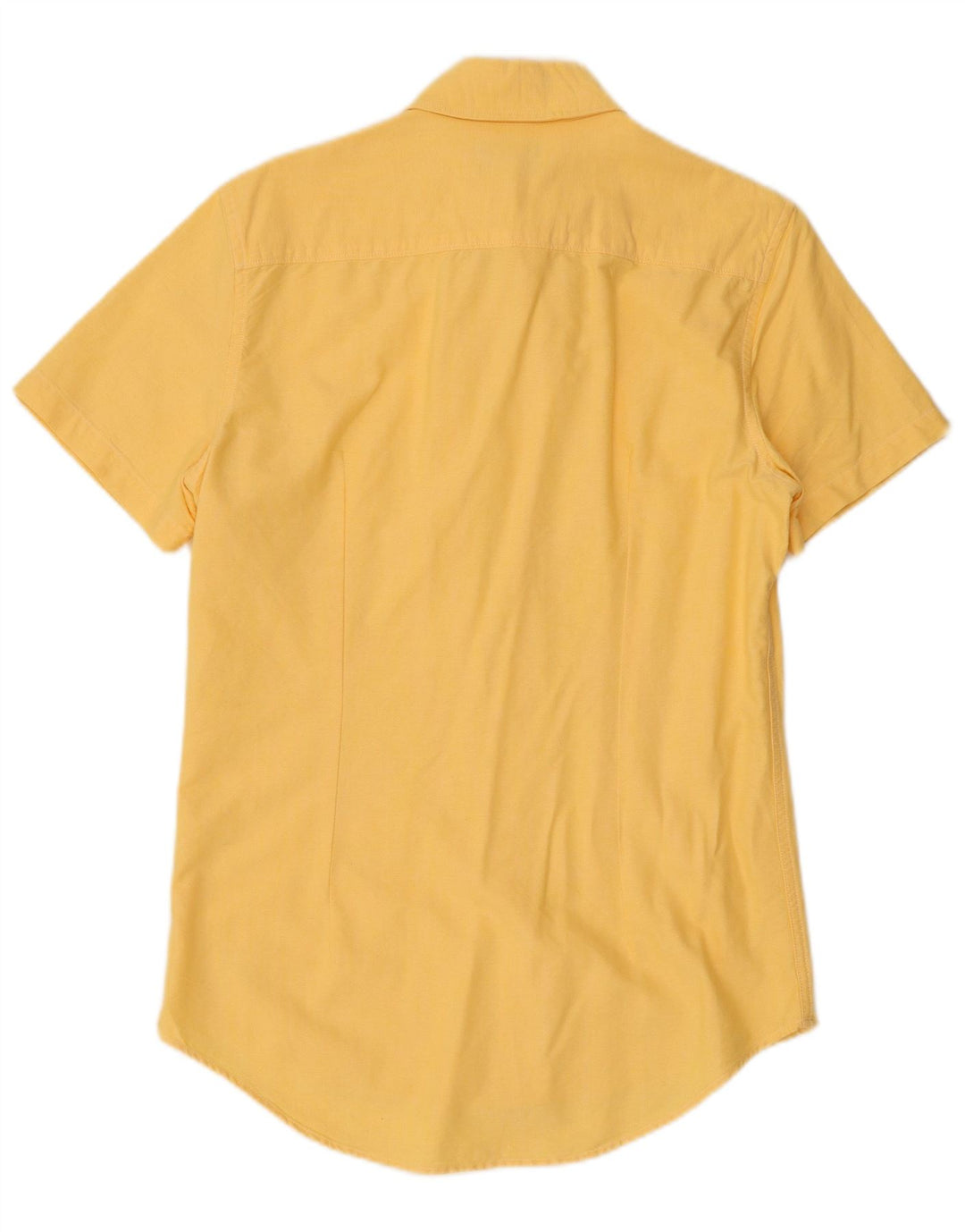 Calvin Klein Jeans Camisa Slim Fit de Manga Corta para Hombre Amarillo Pequeño