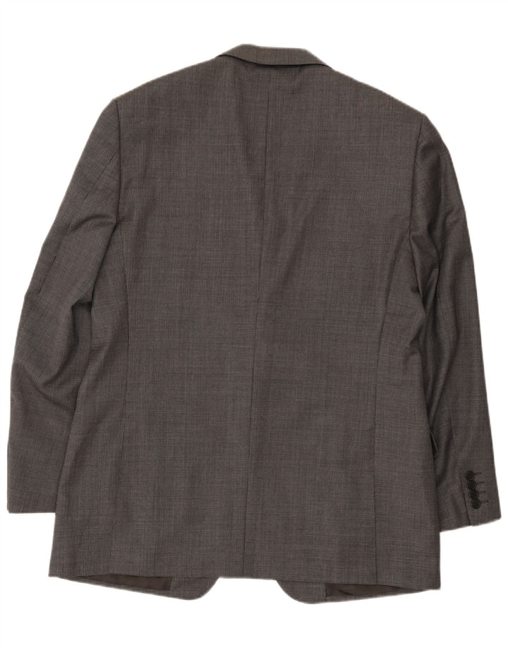 Marks & Spencer Chaqueta tipo blazer con 2 botones para hombre, talla 42, lana gris grande