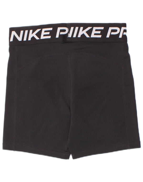 Nike Pantalones cortos deportivos Dri Fit Graphic para niñas 13-14 años XL Negro