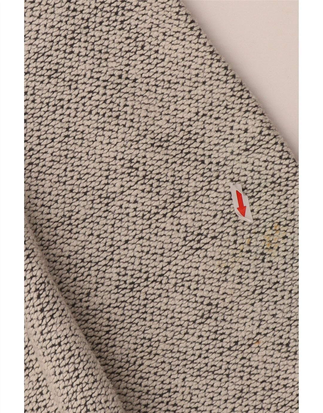 Weird Fish - Sudadera con cuello y cremallera para hombre, talla pequeña, algodón moteado gris