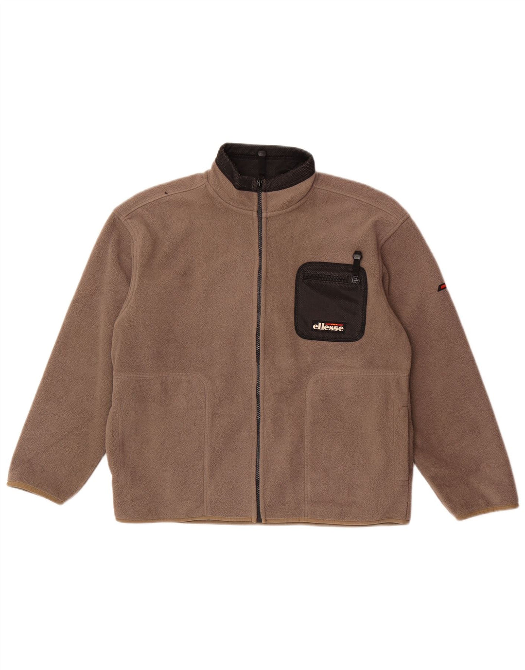 Ellesse Chaqueta polar para niños 12-13 años Grande Gris Colorblock Poliéster