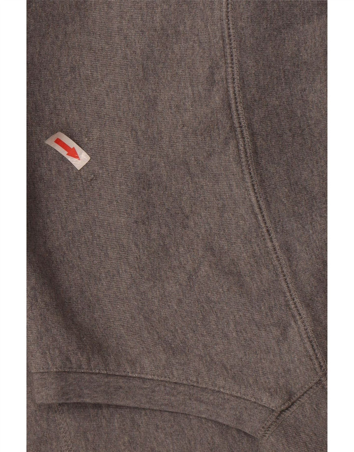 Guess Hombre Sudadera Con Capucha Gráfica Jersey De Algodón Gris Medio