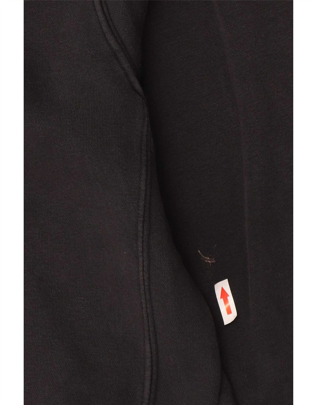 NIKE Sudadera con capucha gráfica para hombre, jersey de algodón negro mediano