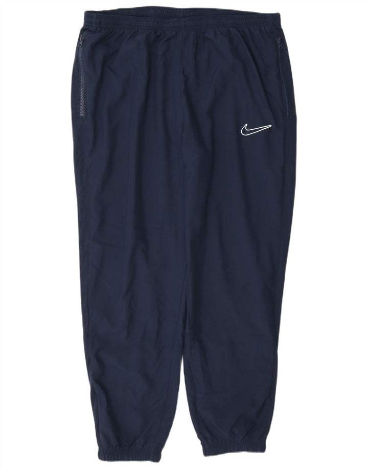 Nike Hombre Dri Fit Chándal Pantalones Joggers XL Azul Marino Poliéster