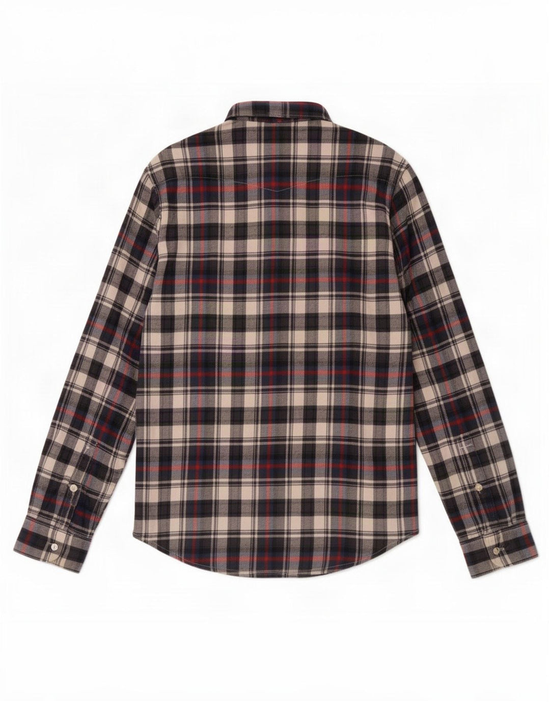 Camisa De Franela De Algodón Con Cuadros Multicolores Pequeños Lee Hombre