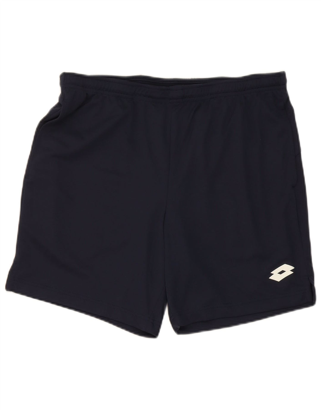 Lotto - Pantalones cortos deportivos para hombre, talla grande, poliéster azul marino