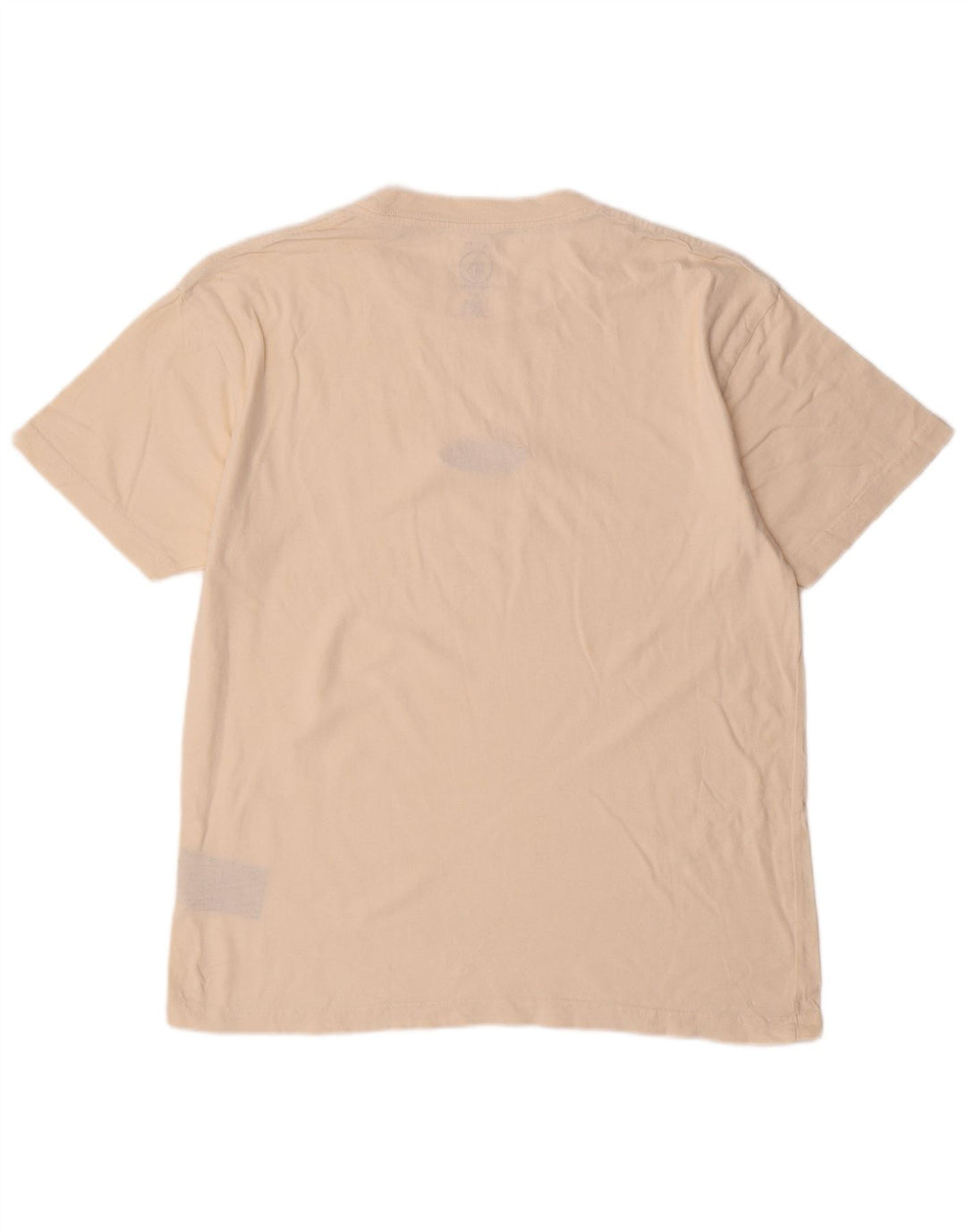 VOLCOM Camiseta holgada para hombre Top pequeño de algodón blanco roto