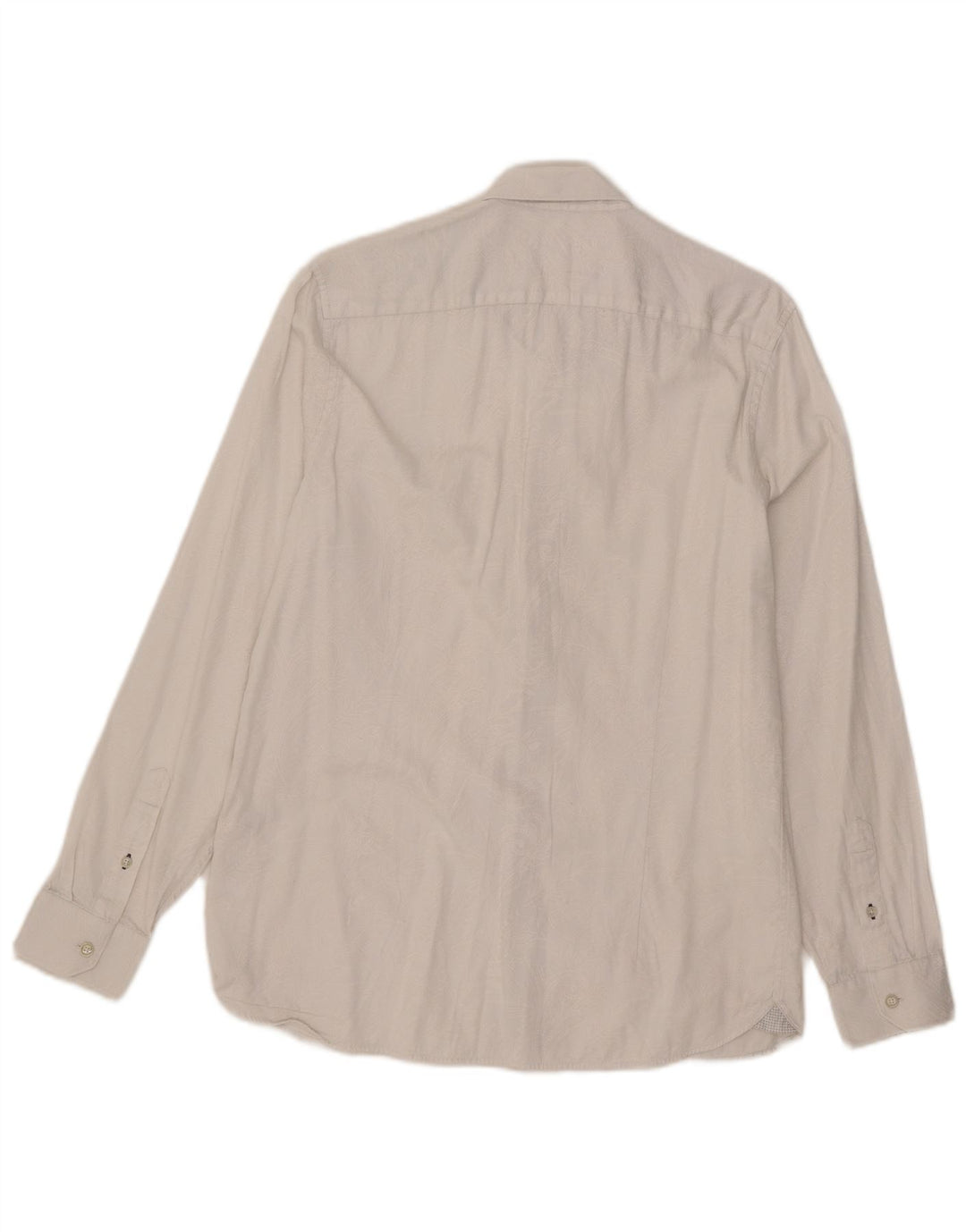 Ted Baker Camisa para hombre Talla 4 Grande Algodón Paisley blanco