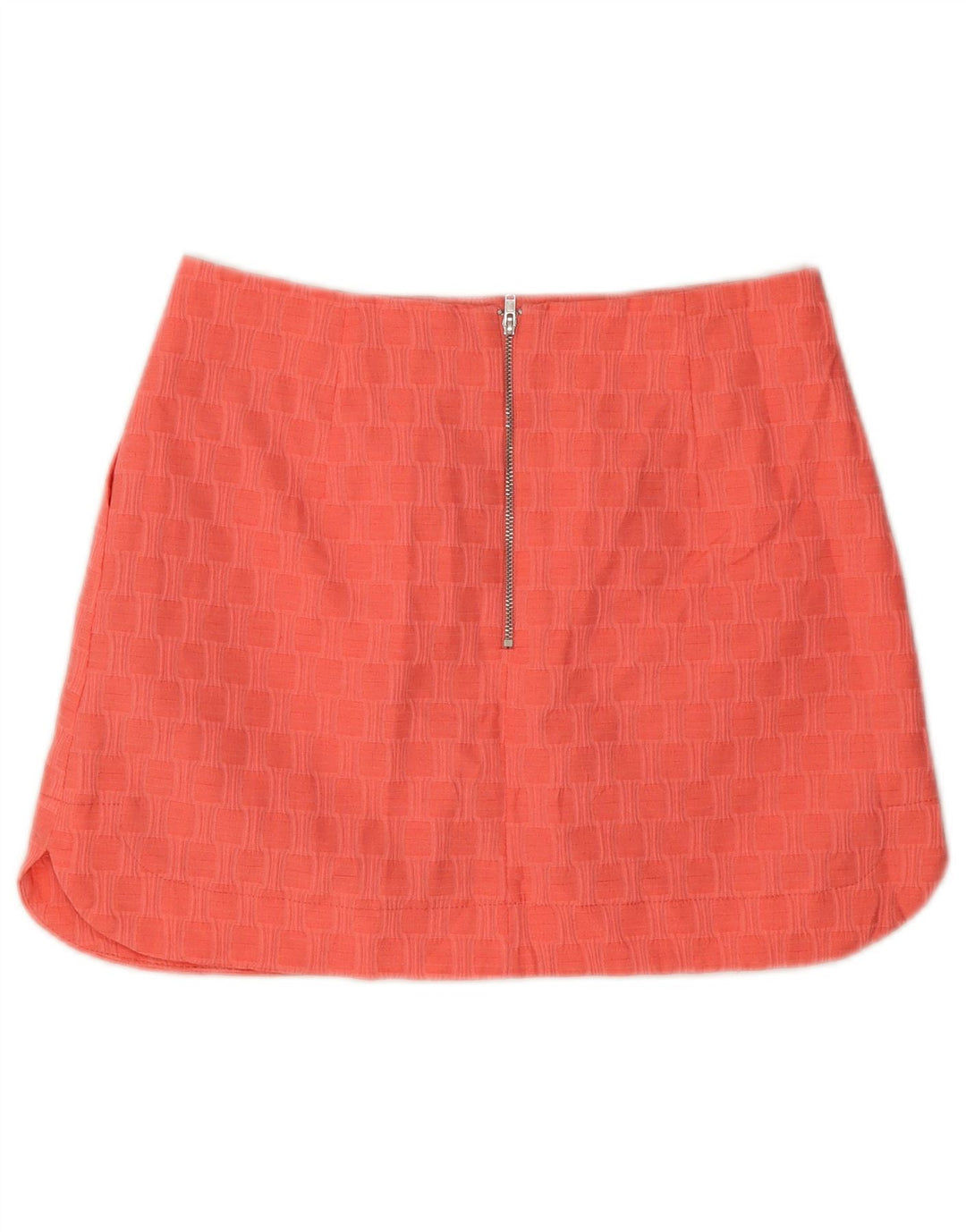 Topshop Minifalda para mujer UK 10 Small W28 Poliéster geométrico rosa