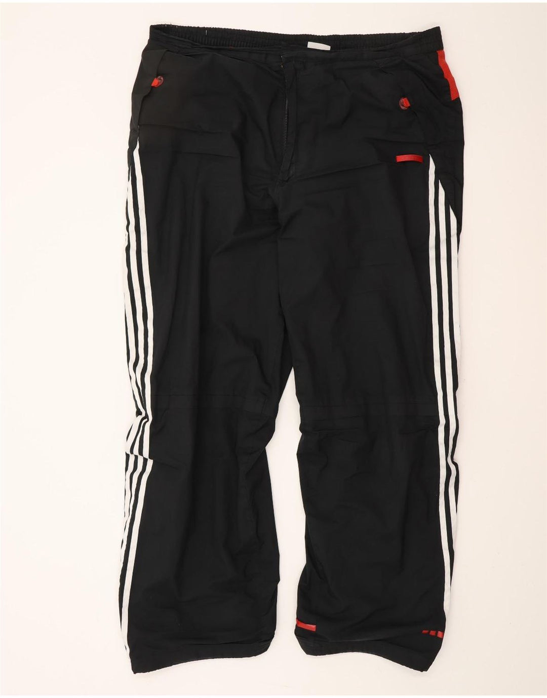 Pantalón de chándal ADIDAS Hombre XL Poliéster color block negro