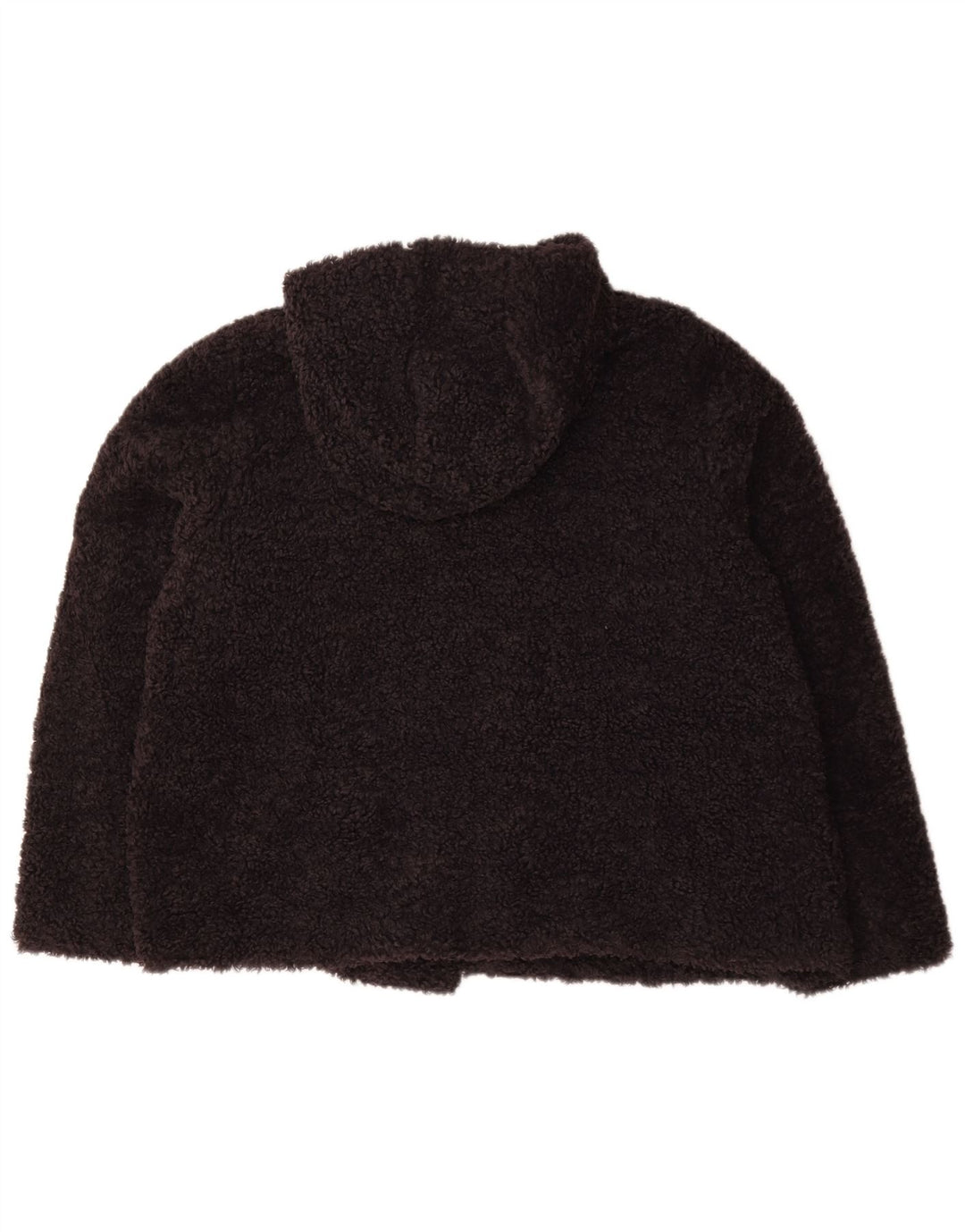 Chaqueta de forro polar con capucha para mujer Marks & Spencer Reino Unido 22 3XL Azul Marino Poliéster