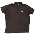 Adidas - Polo Climalite para hombre, talla 2XL, color negro
