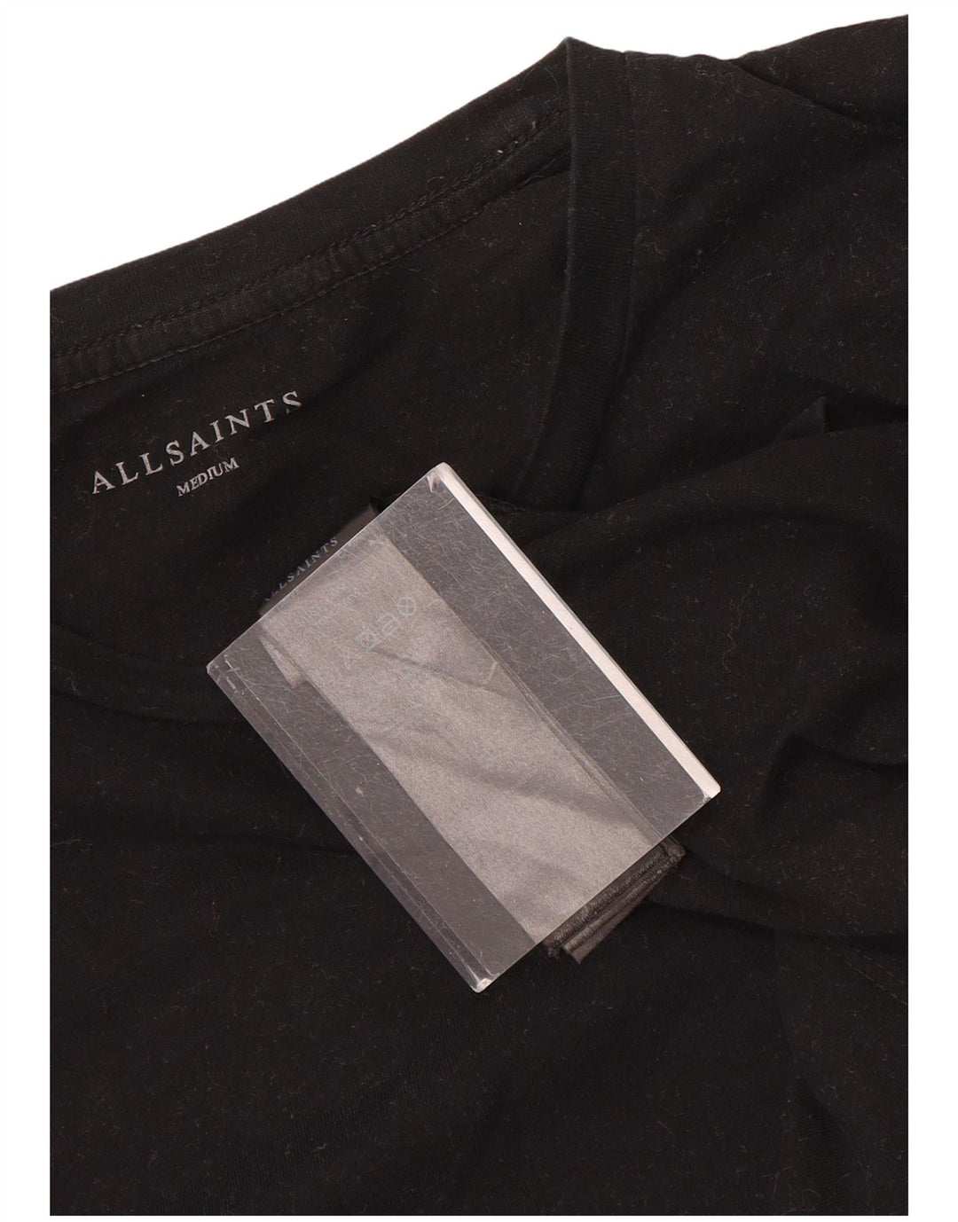 Camiseta All Saints Hombre Top Medium Negro Algodón