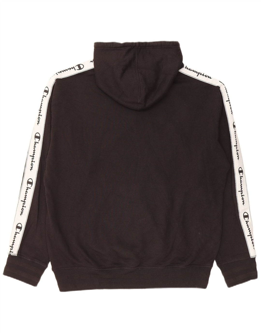 Champion Sudadera Con Capucha Gráfica Para Hombre Jersey De Algodón Negro Mediano
