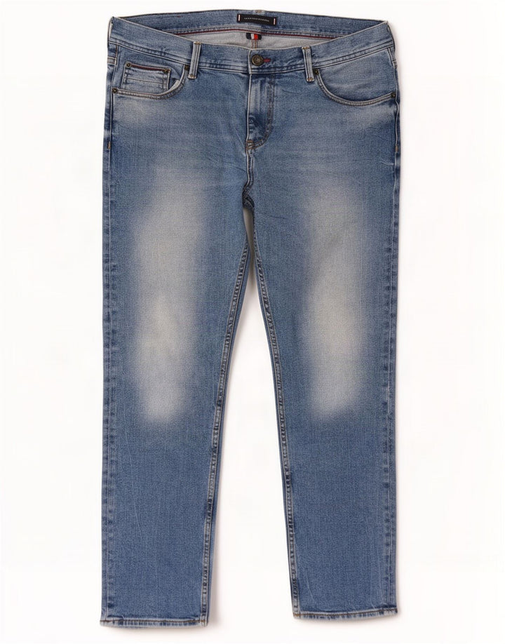 Tommy Hilfiger Vaqueros ajustados para hombre W36 L30 Algodón azul