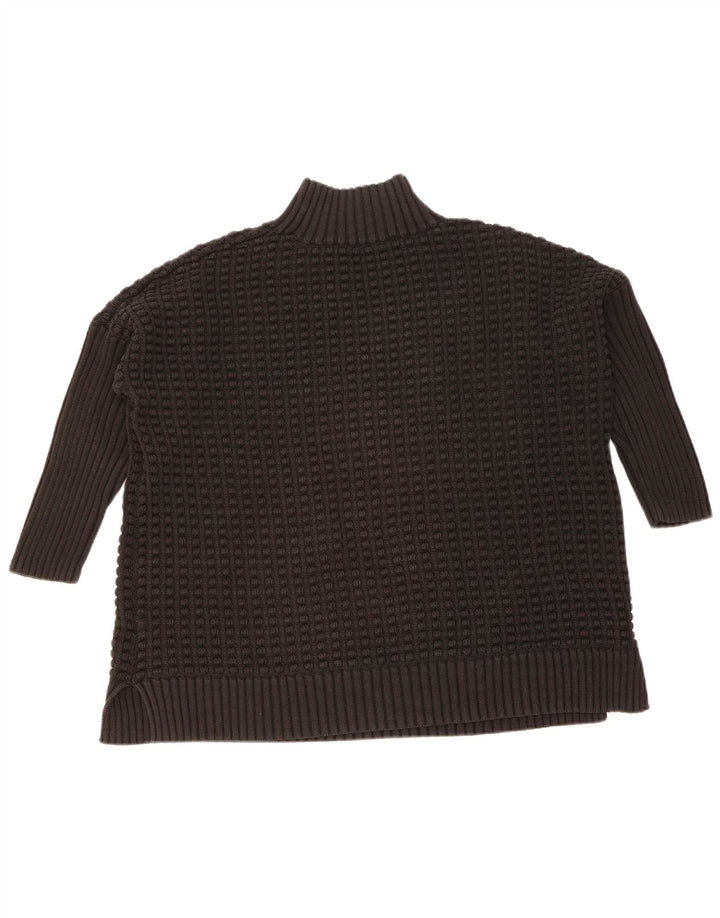 FRENCH CONNECTION Womens Turtle Neck Jumper Sweater UK 14 Medium Black