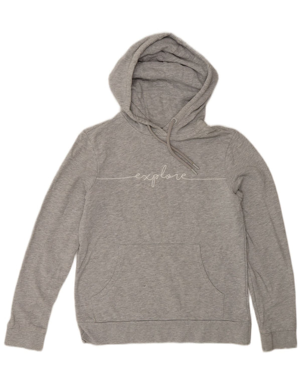 Jersey con capucha y gráfico para mujer de Mountain Warehouse UK 40 Small Grey Moteado