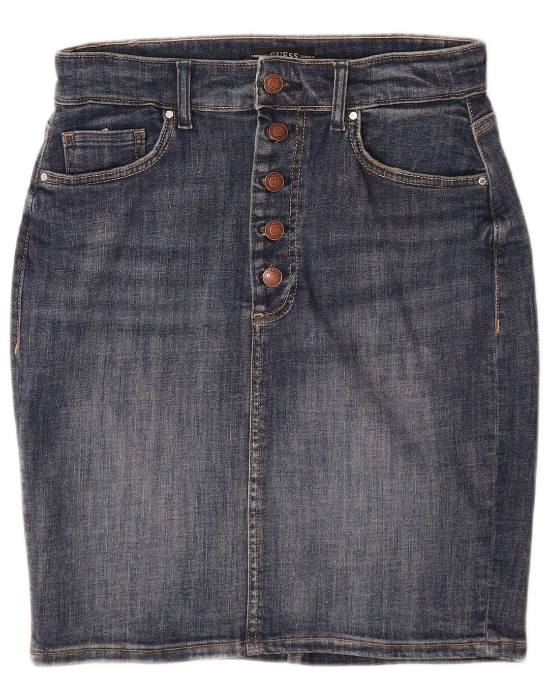 Falda Guess Mujer W29 Azul Medio